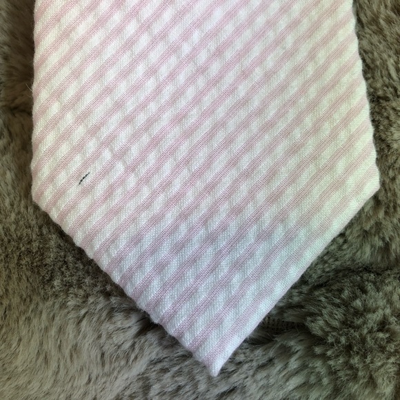 NWOT Boys Pink & White Seer Sucker Tie Class Club Gold Label. Spring/Easter - Picture 7 of 8
